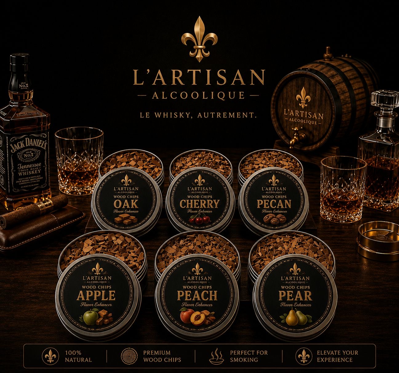 L'Artisan natural wood smoking chips